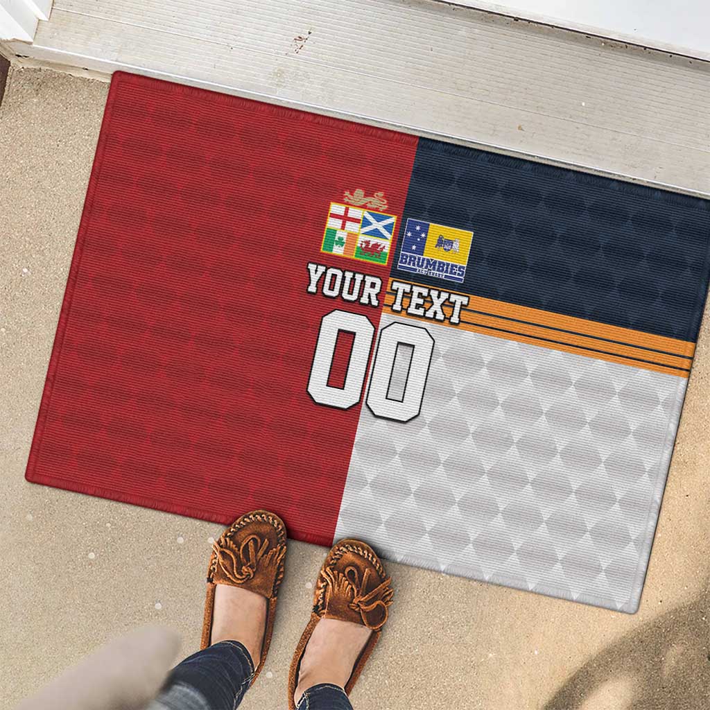Custom British Lions Australia ACT Rubber Doormat Sporty Style