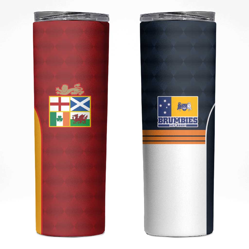Custom British Lions Australia ACT Skinny Tumbler Sporty Style