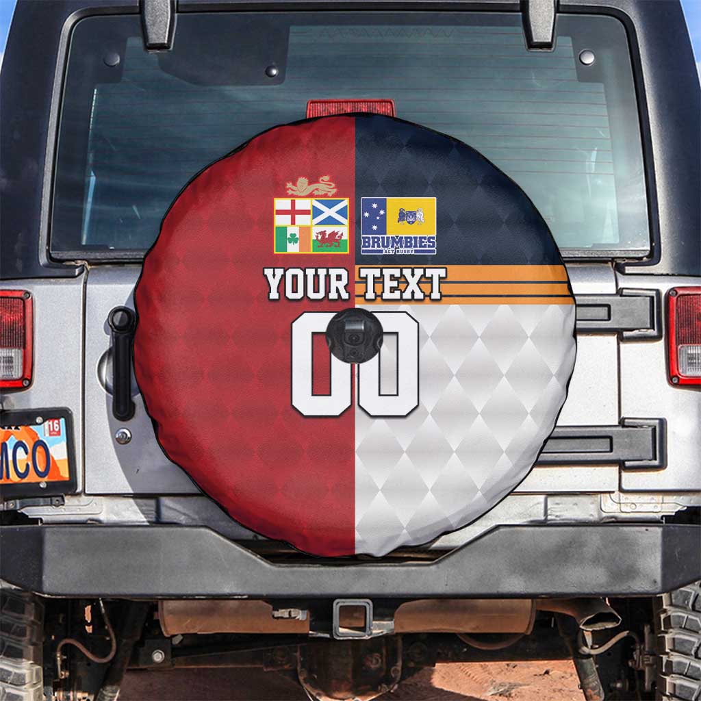 Custom British Lions Australia ACT Spare Tire Cover Sporty Style