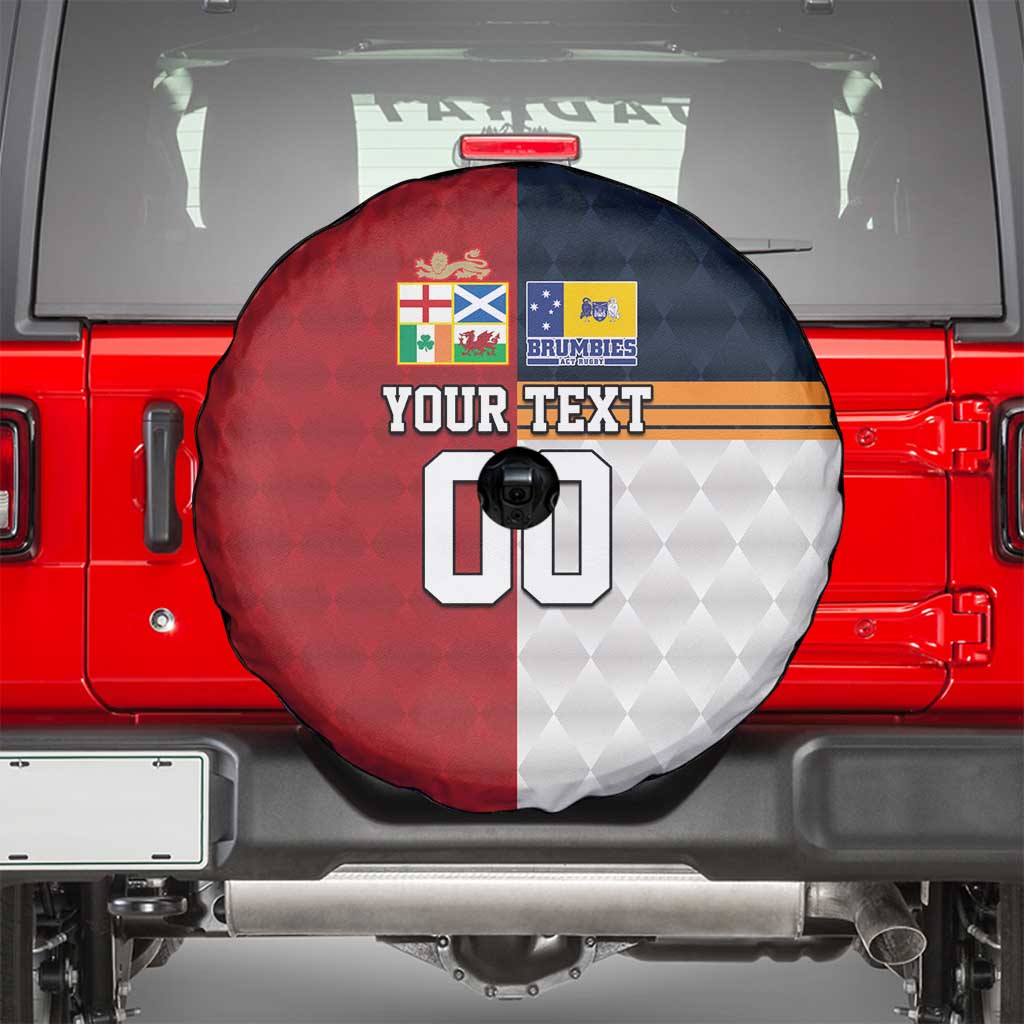 Custom British Lions Australia ACT Spare Tire Cover Sporty Style