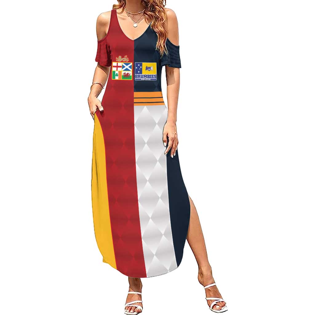 Custom British Lions Australia ACT Summer Maxi Dress Sporty Style