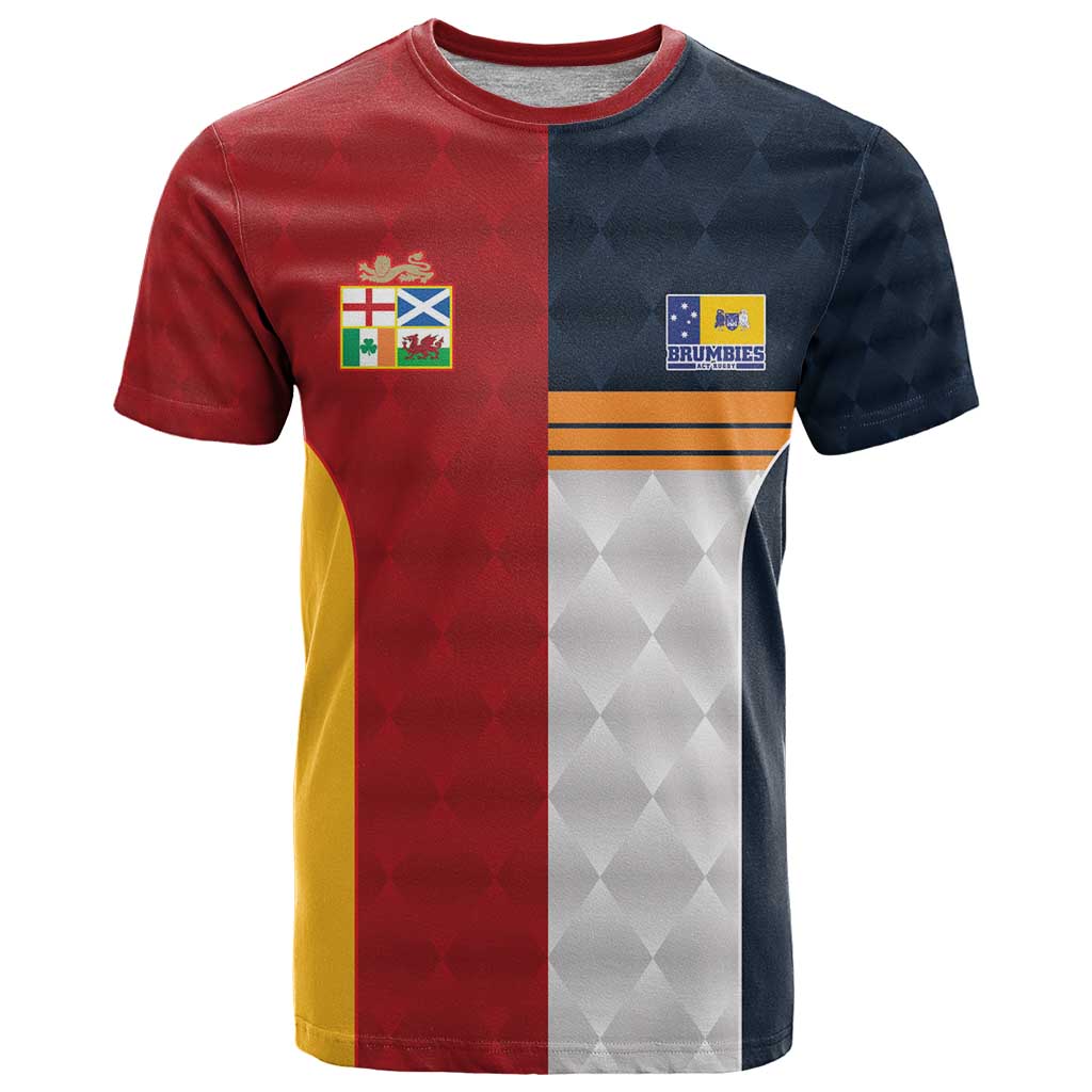 Custom British Lions Australia ACT T Shirt Sporty Style