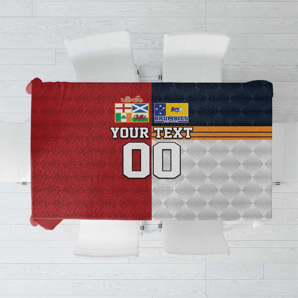 Custom British Lions Australia ACT Tablecloth Sporty Style