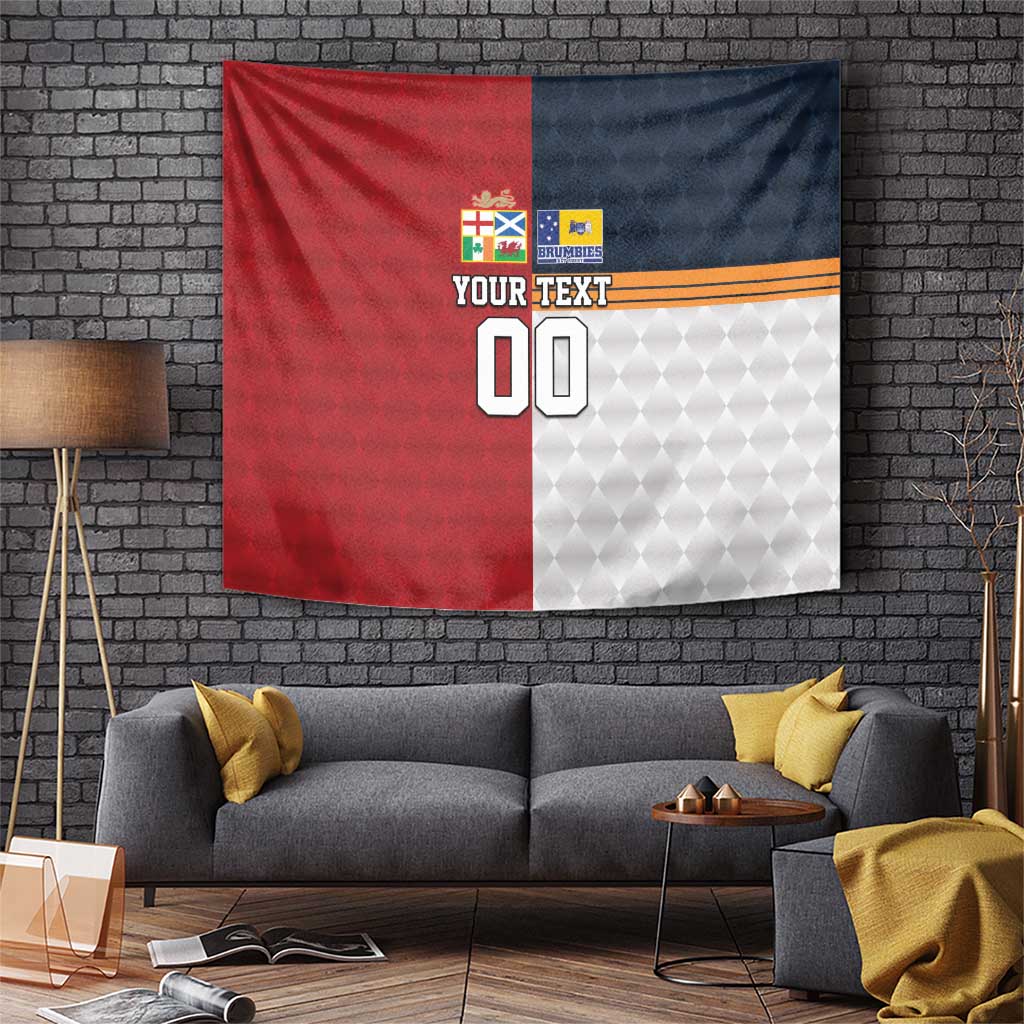 Custom British Lions Australia ACT Tapestry Sporty Style
