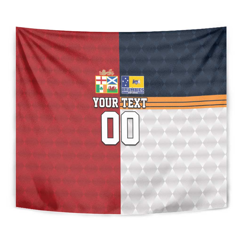 Custom British Lions Australia ACT Tapestry Sporty Style
