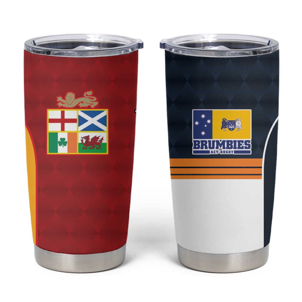Custom British Lions Australia ACT Tumbler Cup Sporty Style