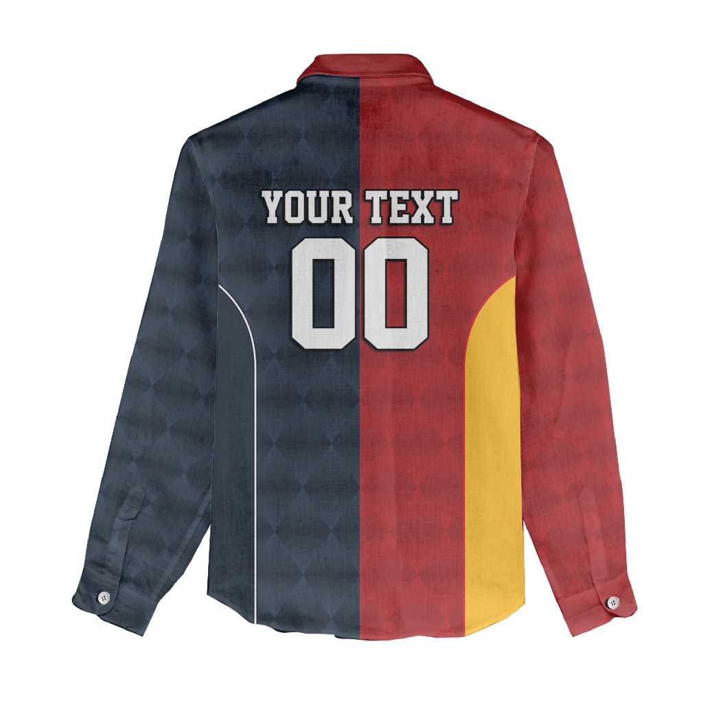 Custom British Lions Australia ACT Women Casual Shirt Sporty Style