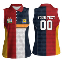 Custom British Lions Australia ACT Women Sleeveless Polo Shirt Sporty Style