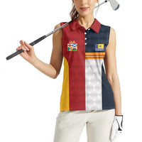 Custom British Lions Australia ACT Women Sleeveless Polo Shirt Sporty Style