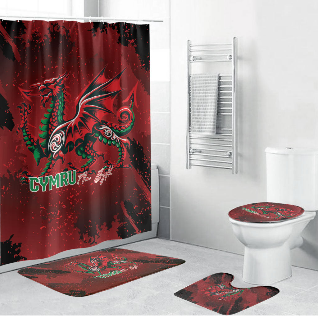 Wales Rugby National Heritage Bathroom Set Red Dragon Inspired Edition