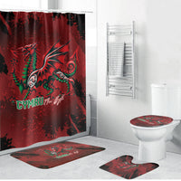Wales Rugby National Heritage Bathroom Set Red Dragon Inspired Edition