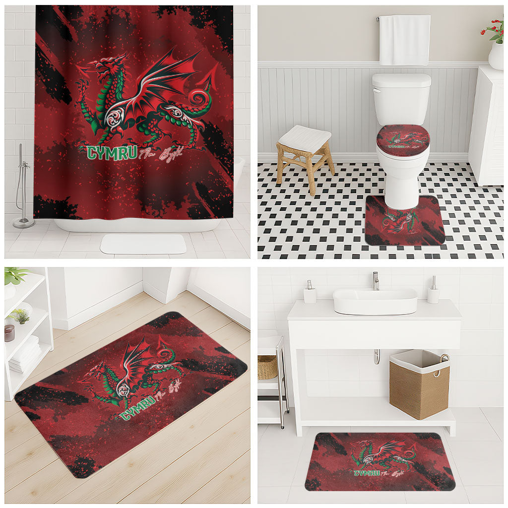 Wales Rugby National Heritage Bathroom Set Red Dragon Inspired Edition