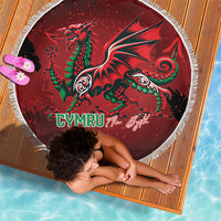 Wales Rugby National Heritage Beach Blanket Red Dragon Inspired Edition