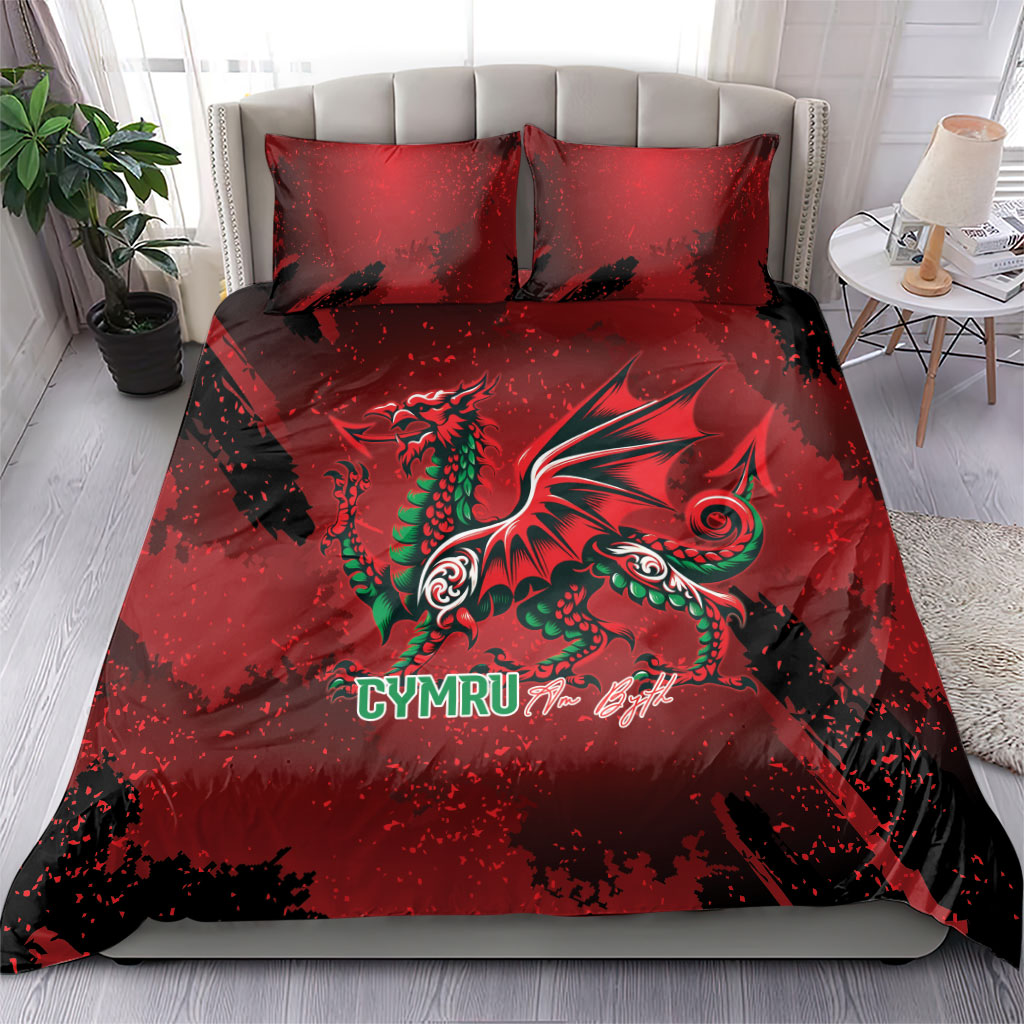 Wales Rugby National Heritage Bedding Set Red Dragon Inspired Edition