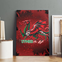 Wales Rugby National Heritage Canvas Wall Art Red Dragon Inspired Edition