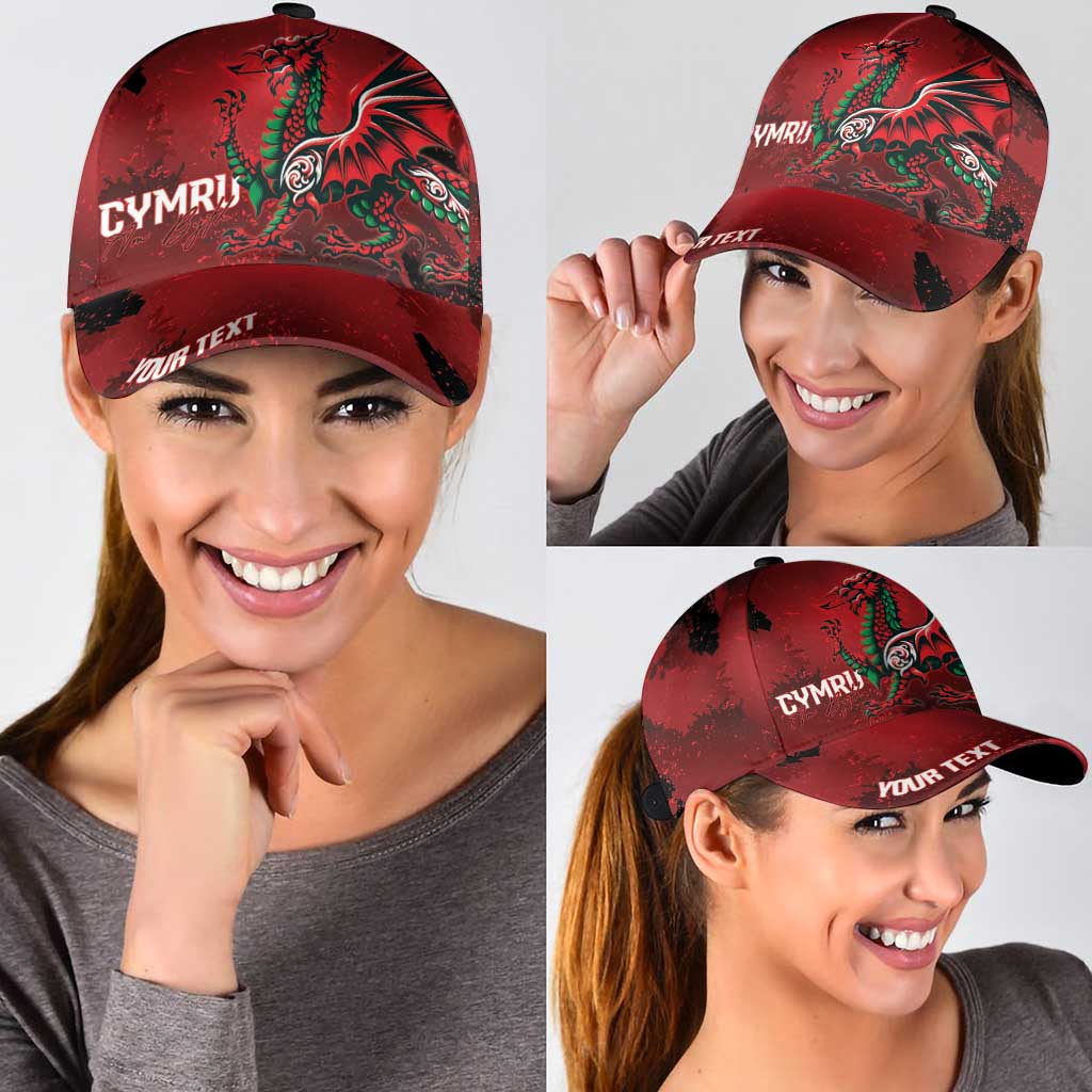 Wales Rugby National Heritage Personalized Classic Cap Red Dragon Inspired Edition