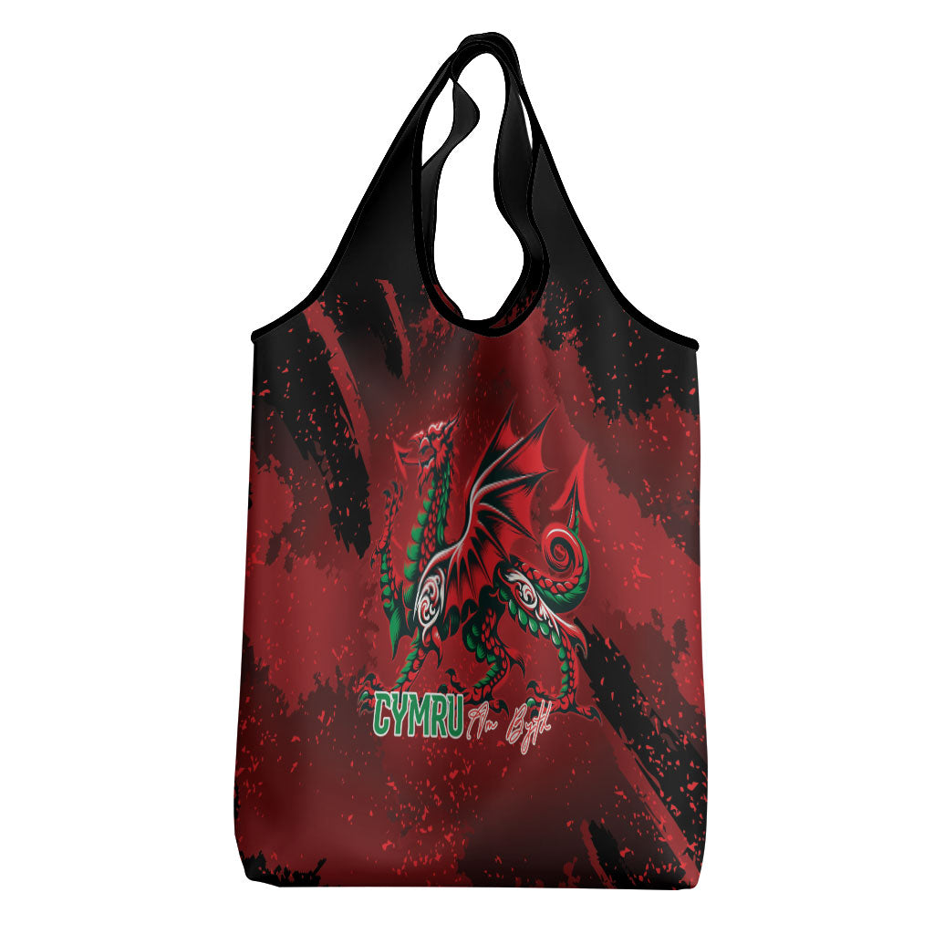 Wales Rugby National Heritage Grocery Bag Red Dragon Inspired Edition