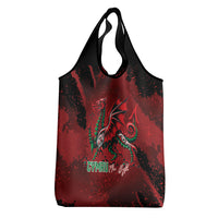 Wales Rugby National Heritage Grocery Bag Red Dragon Inspired Edition