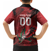 Wales Rugby National Heritage Custom Hawaiian Shirt Red Dragon Inspired Edition