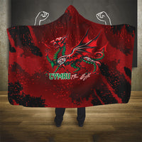 Wales Rugby National Heritage Hooded Blanket Red Dragon Inspired Edition