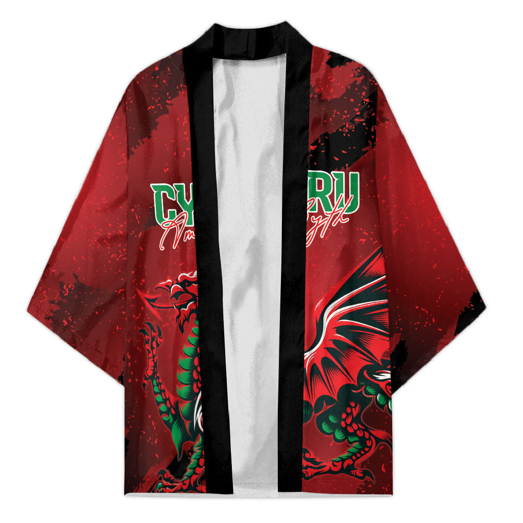 Wales Rugby National Heritage Custom Kimono Red Dragon Inspired Edition