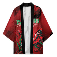 Wales Rugby National Heritage Custom Kimono Red Dragon Inspired Edition