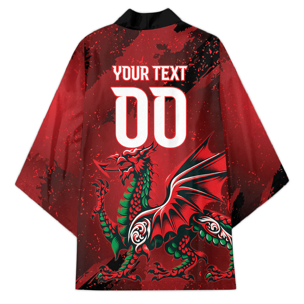 Wales Rugby National Heritage Custom Kimono Red Dragon Inspired Edition