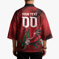 Wales Rugby National Heritage Custom Kimono Red Dragon Inspired Edition