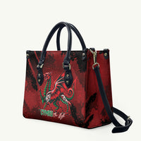Wales Rugby National Heritage Leather Bag Red Dragon Inspired Edition