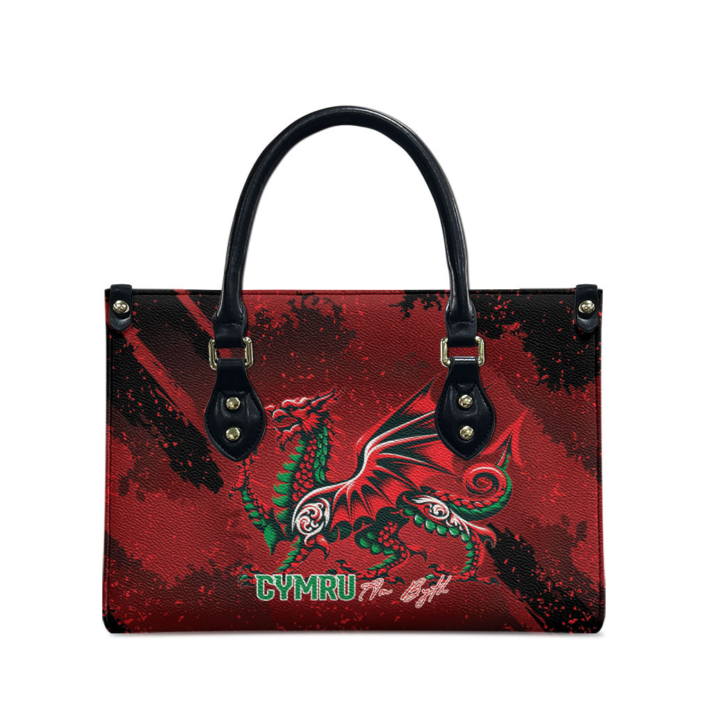 Wales Rugby National Heritage Leather Bag Red Dragon Inspired Edition