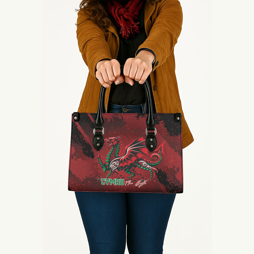 Wales Rugby National Heritage Leather Bag Red Dragon Inspired Edition