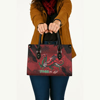 Wales Rugby National Heritage Leather Bag Red Dragon Inspired Edition