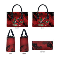 Wales Rugby National Heritage Leather Bag Red Dragon Inspired Edition