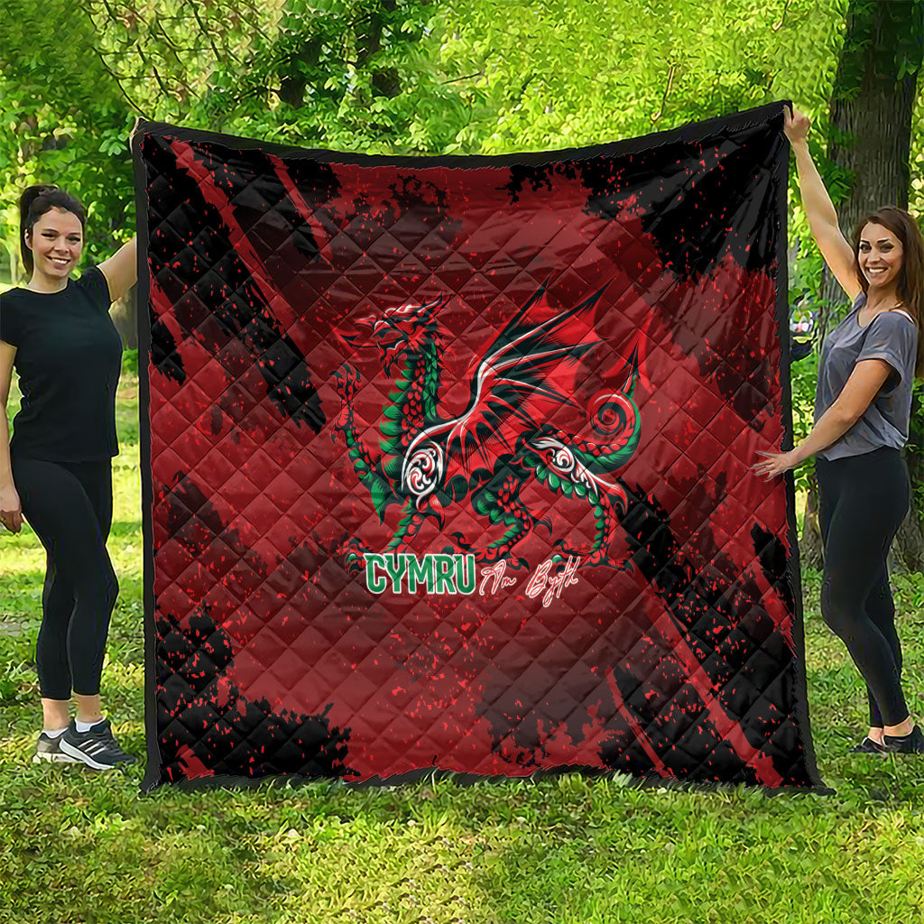 Wales Rugby National Heritage Quilt Red Dragon Inspired Edition