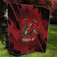 Wales Rugby National Heritage Quilt Red Dragon Inspired Edition