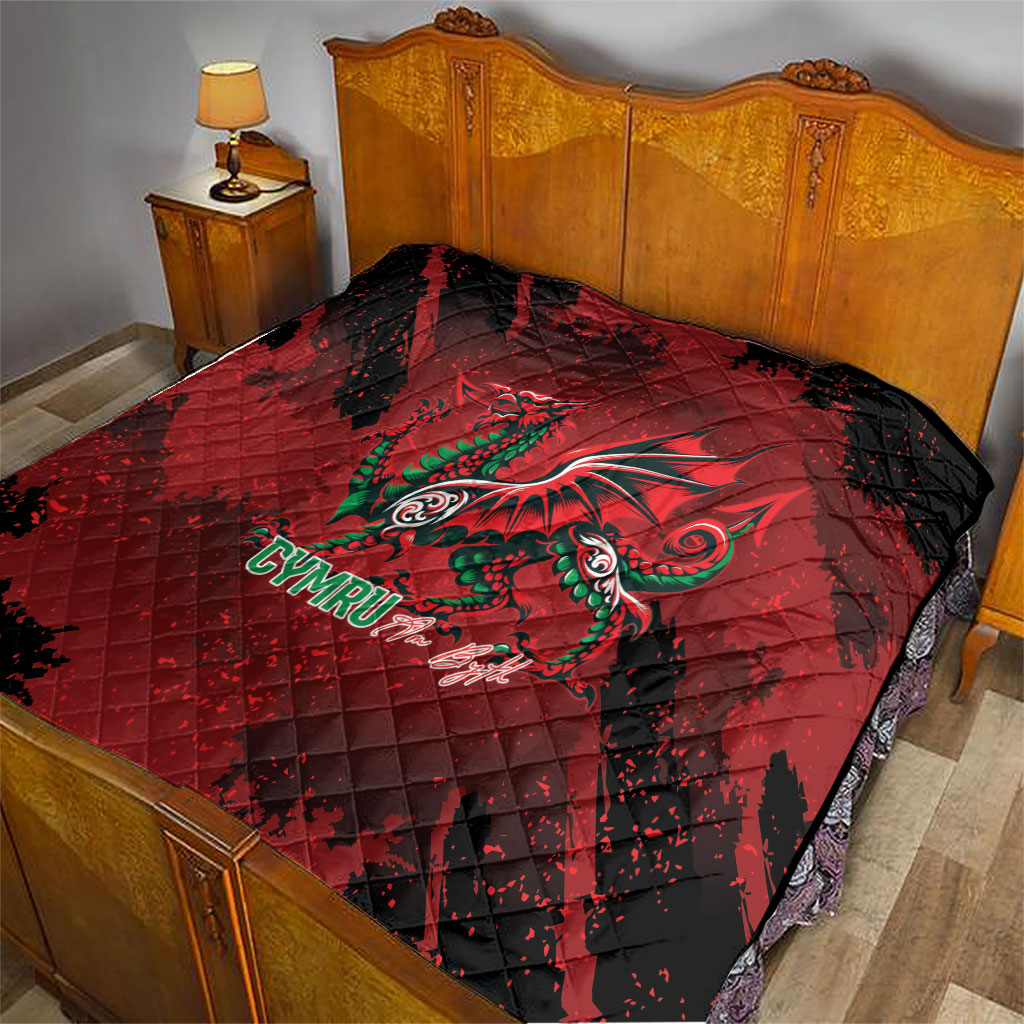 Wales Rugby National Heritage Quilt Red Dragon Inspired Edition