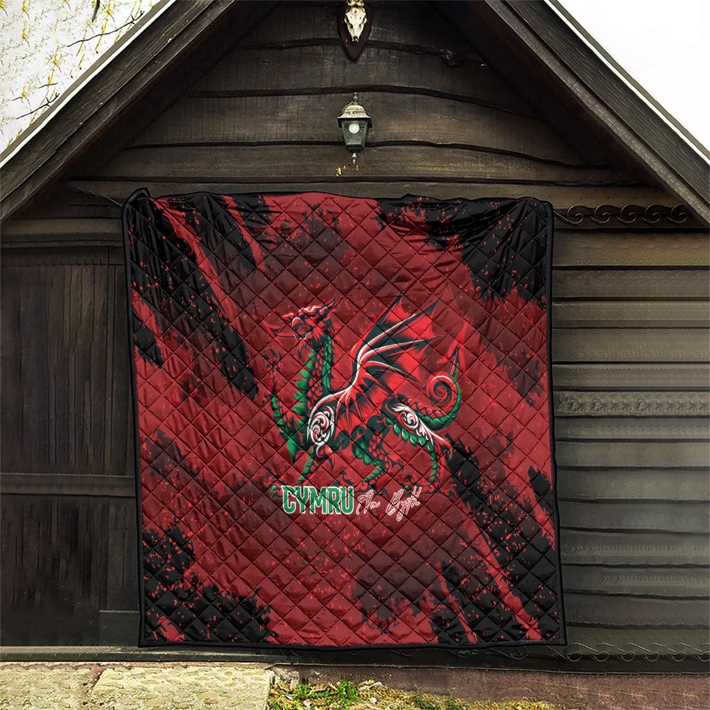 Wales Rugby National Heritage Quilt Red Dragon Inspired Edition