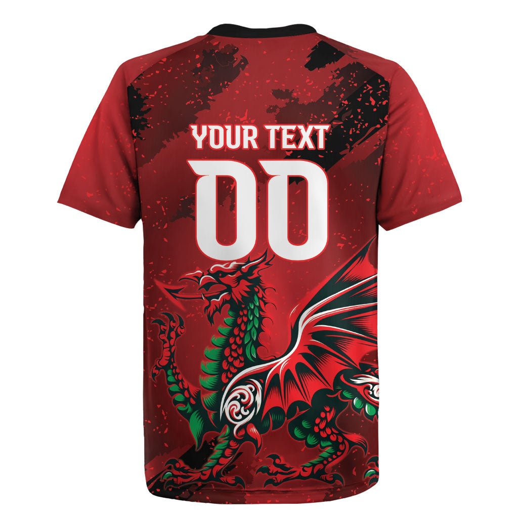 Wales Rugby National Heritage Custom Rugby Jersey Red Dragon Inspired Edition