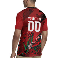 Wales Rugby National Heritage Custom Rugby Jersey Red Dragon Inspired Edition