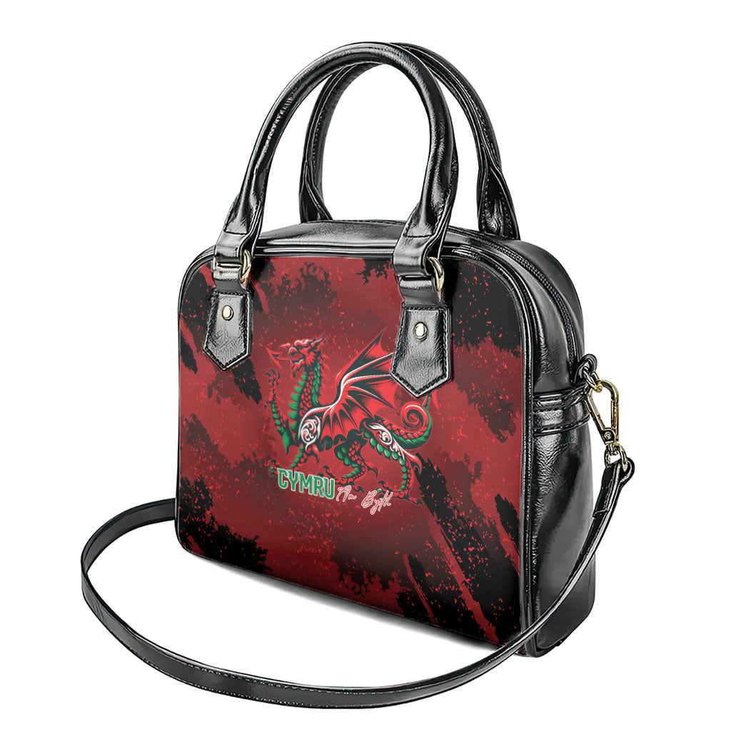 Wales Rugby National Heritage Shoulder Handbag Red Dragon Inspired Edition