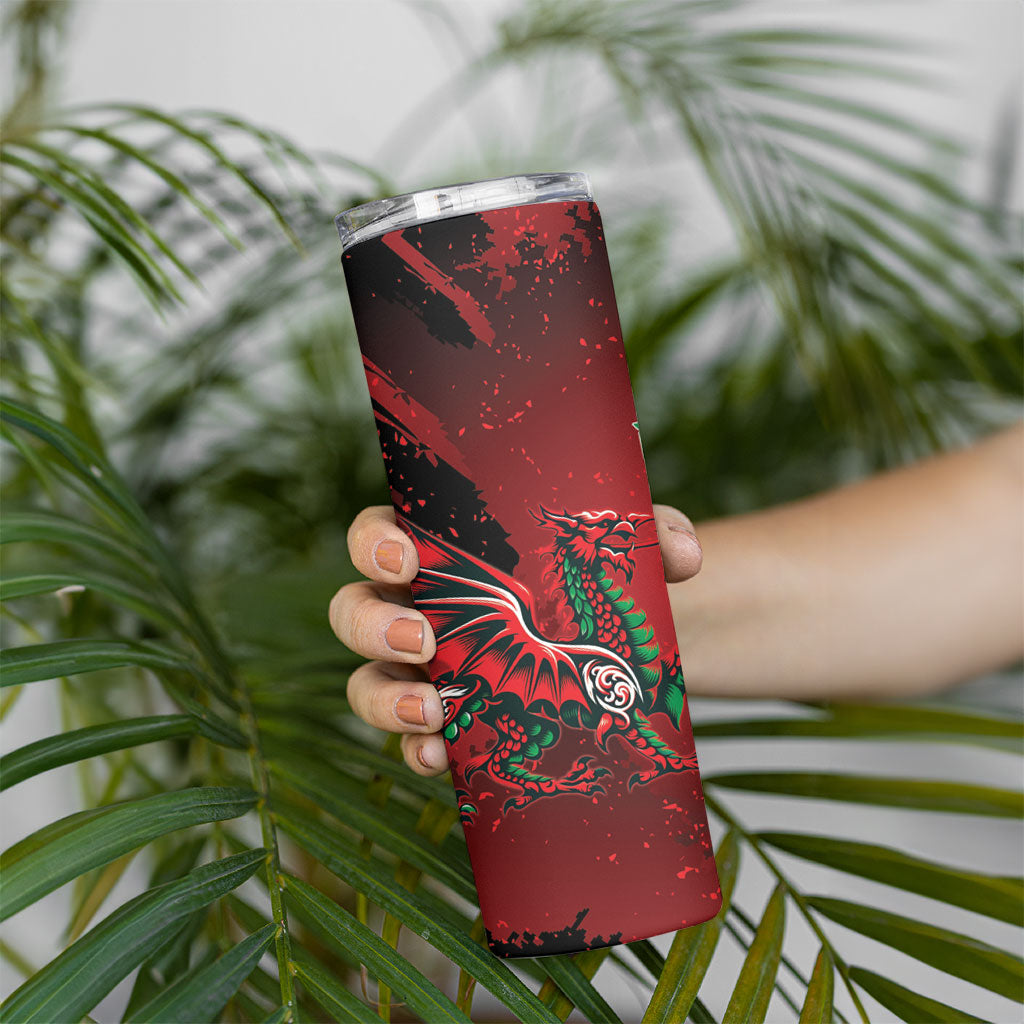 Wales Rugby National Heritage Skinny Tumbler Red Dragon Inspired Edition