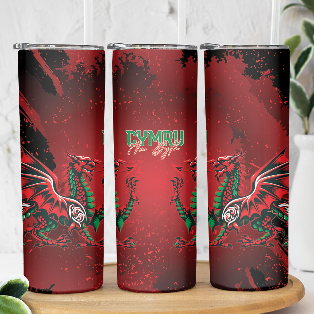 Wales Rugby National Heritage Skinny Tumbler Red Dragon Inspired Edition