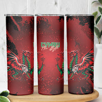 Wales Rugby National Heritage Skinny Tumbler Red Dragon Inspired Edition