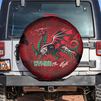 Wales Rugby National Heritage Spare Tire Cover Red Dragon Inspired Edition