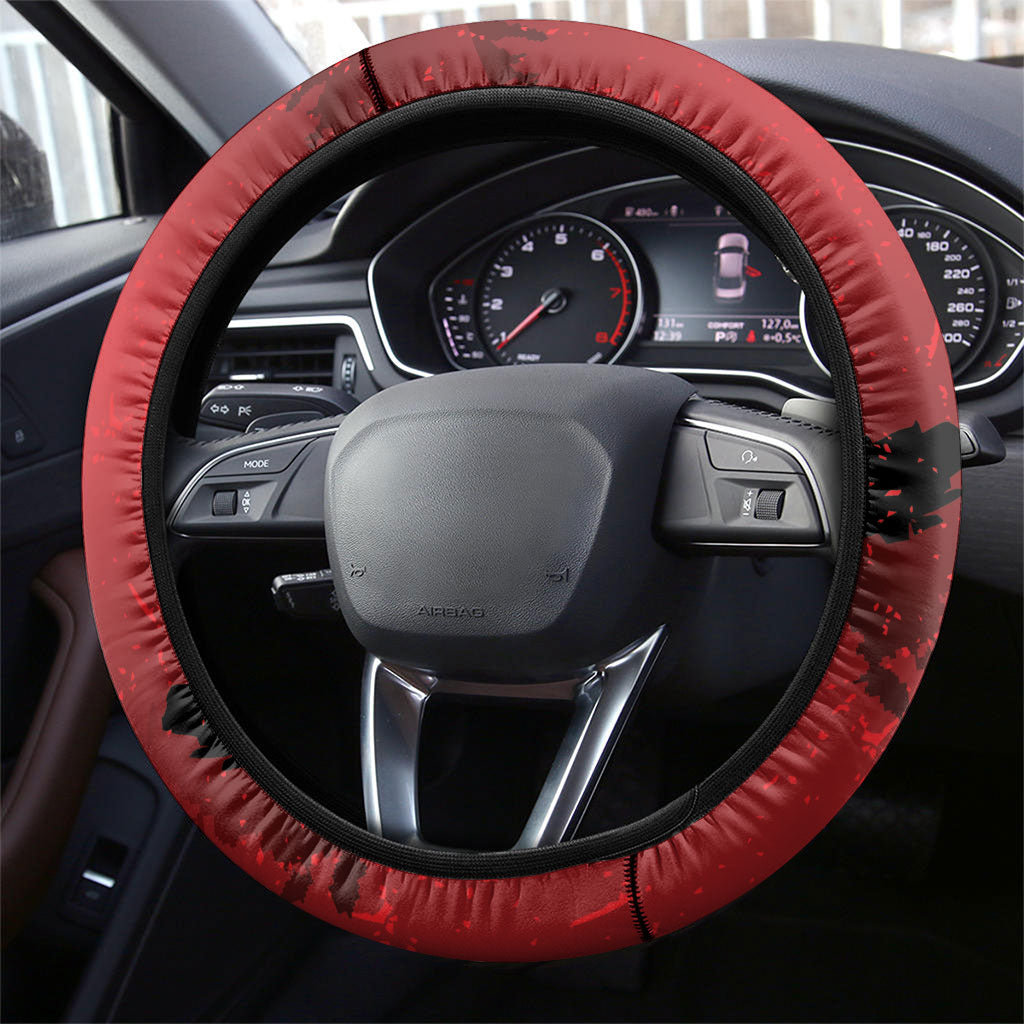 Wales Rugby National Heritage Steering Wheel Cover Red Dragon Inspired Edition