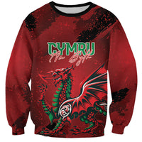 Wales Rugby National Heritage Custom Sweatshirt Red Dragon Inspired Edition