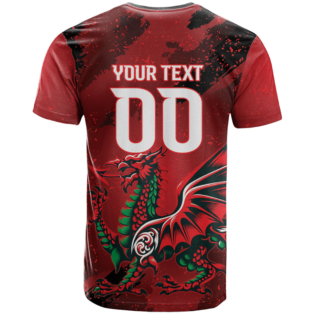 Wales Rugby National Heritage Custom T Shirt Red Dragon Inspired Edition