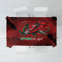 Wales Rugby National Heritage Tablecloth Red Dragon Inspired Edition