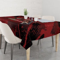 Wales Rugby National Heritage Tablecloth Red Dragon Inspired Edition