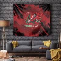 Wales Rugby National Heritage Tapestry Red Dragon Inspired Edition